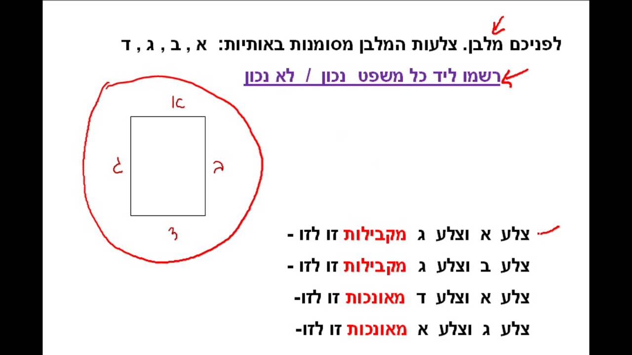 01.0 - ישרים מקבילים ומאונכים