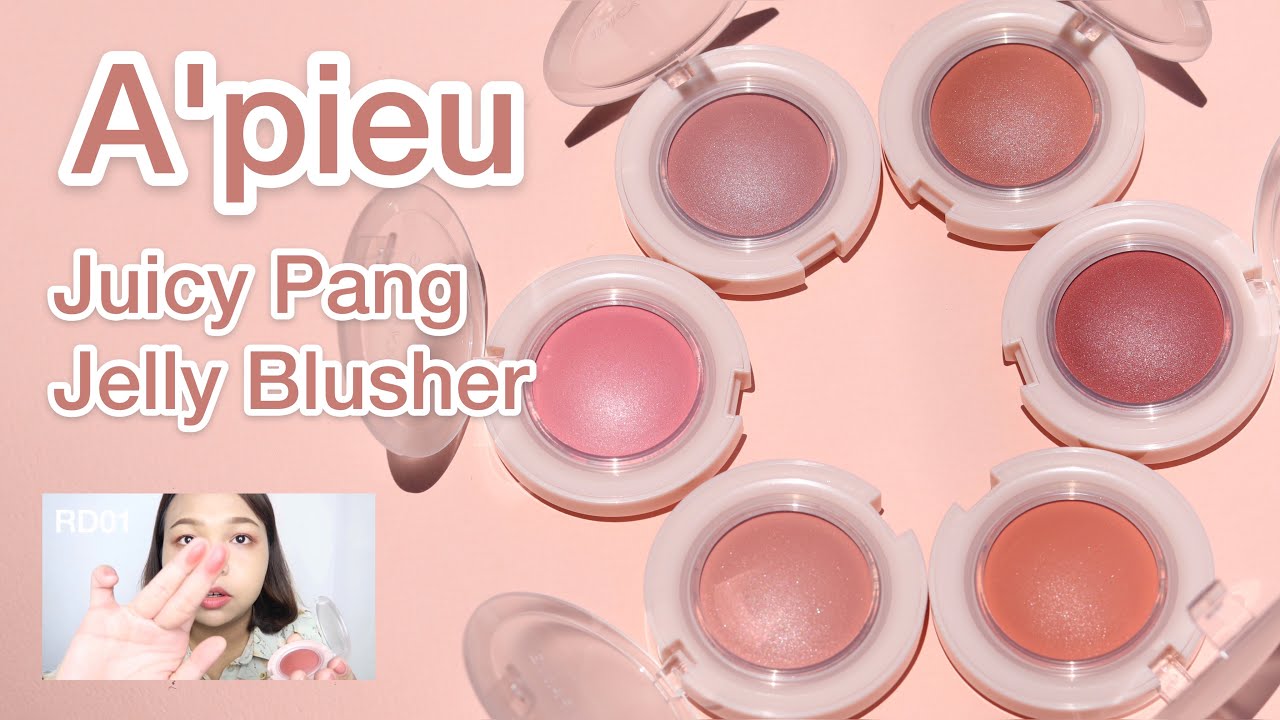 A'pieu Juicy Pang Jelly Blusher SWATCH & REVIEW #พิกุลคลั่งบลัช