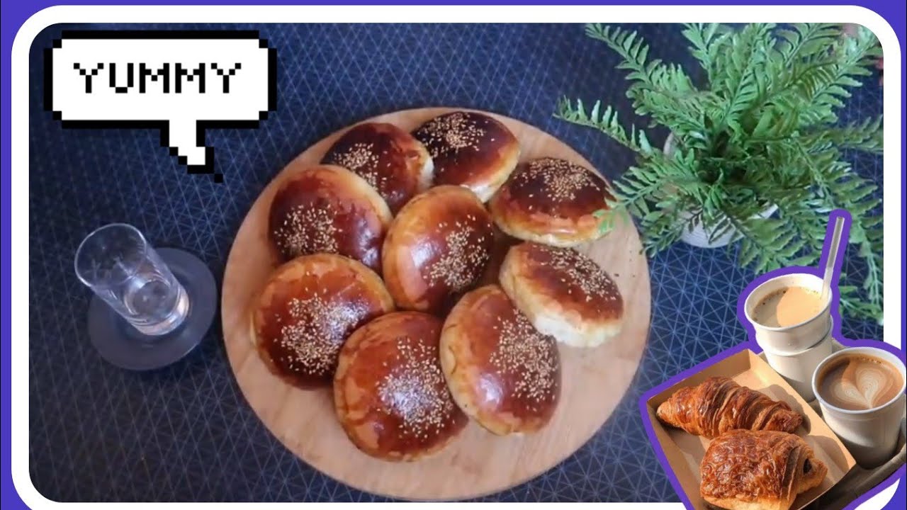Petit pain مغربي رائع بحشوة شكلاطة