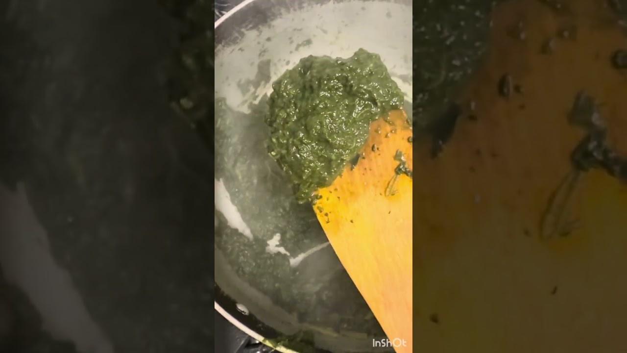 “”Mustard greens ( sarson da saag ) yummy yummy 😋 “”