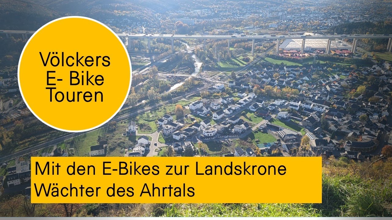 Mit den E Bikes zur Ruine Landskron