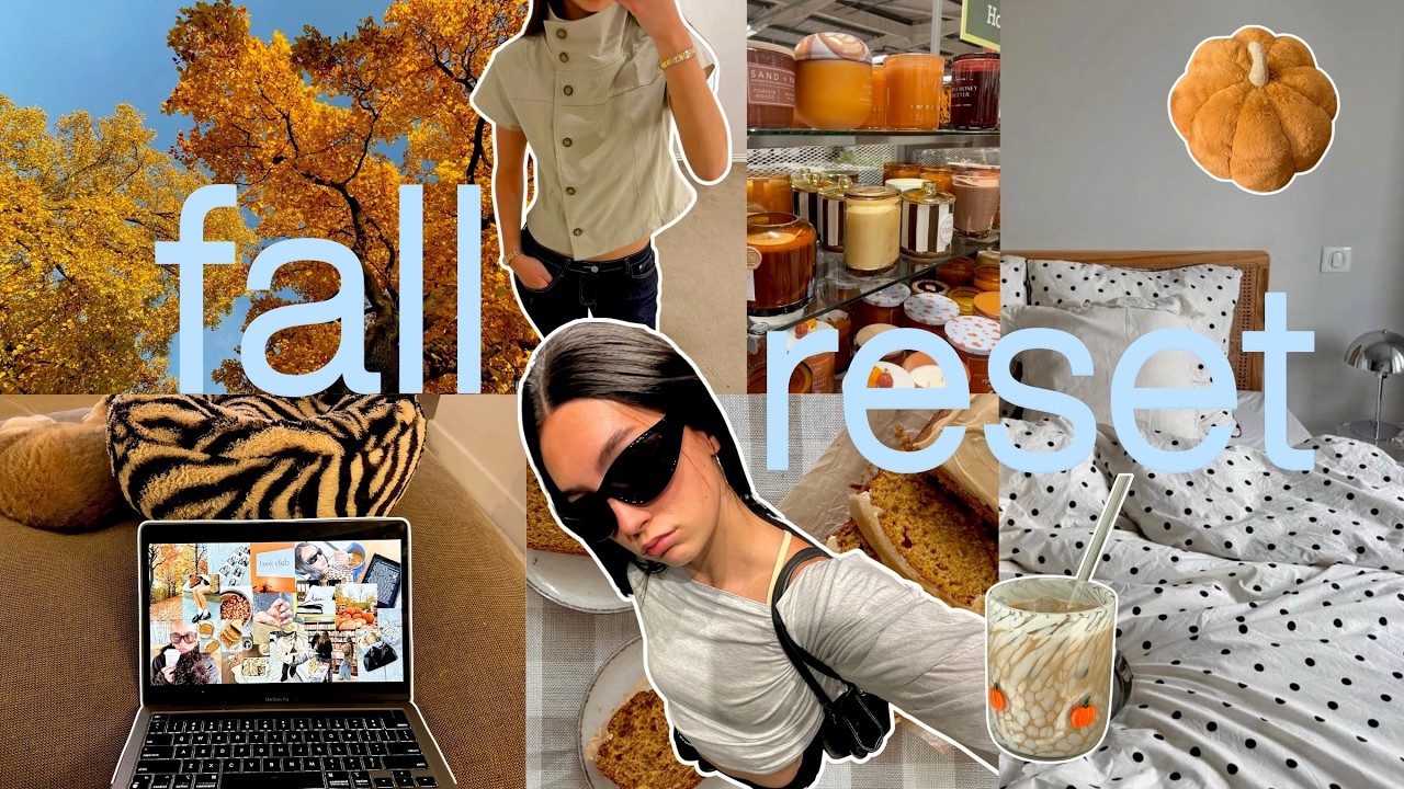 FALL IS HERE🍂 reset with me, shopping, decorating my apartment + baking!