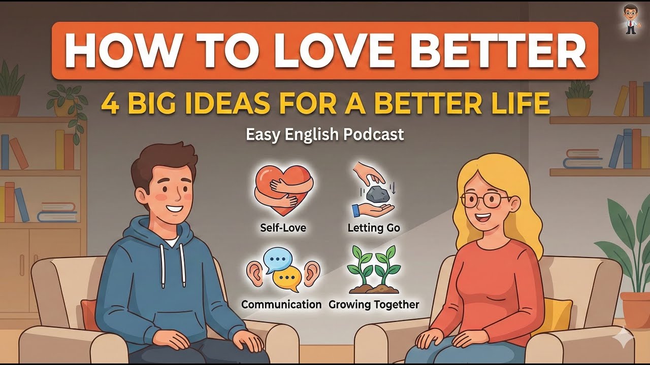 Learn English with a Book How to Love Better | Daily English Conversation for Beginner