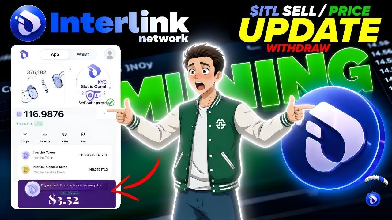 INTERLINK NETWORK NEW UPDATE | INTERLINK WITHDRAWAL | ITL TOKEN SELL KAISE KARE | INTERLINK PRICE