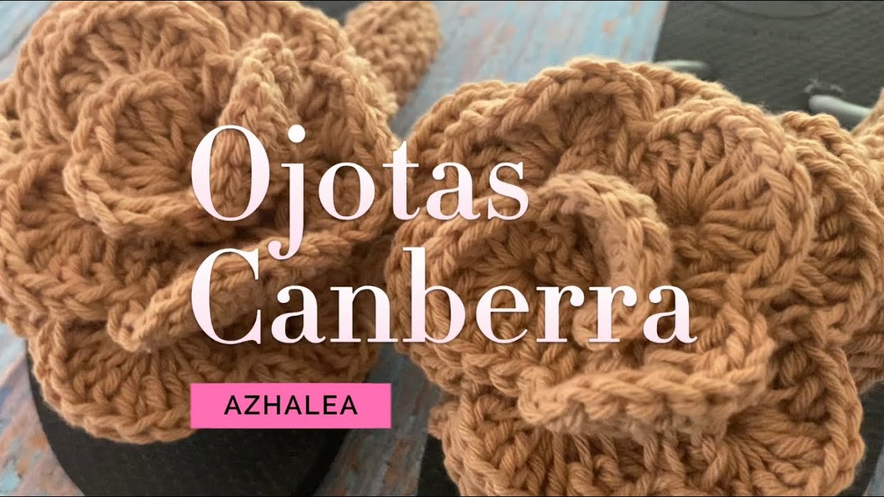 OJOTAS CANBERRA - easy crochet flower 🌸