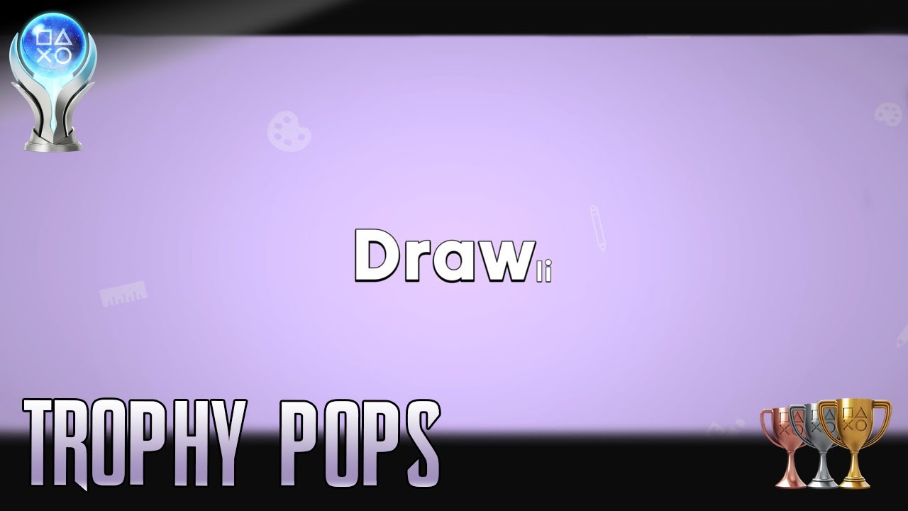 Draw li 🏆 Trophy List Pop log + Platinum PS5/PS4