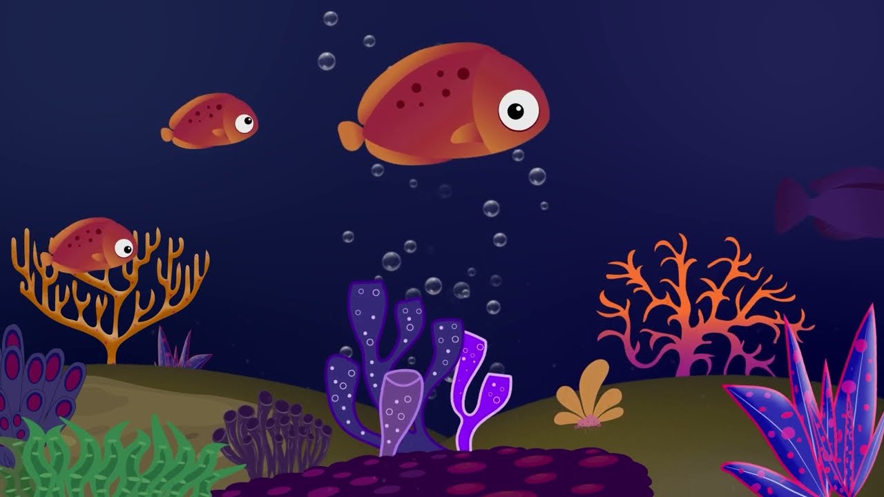 Lullaby for babies to go to sleep 💤soothing fishes and relaxing lullaby for babies 🐠