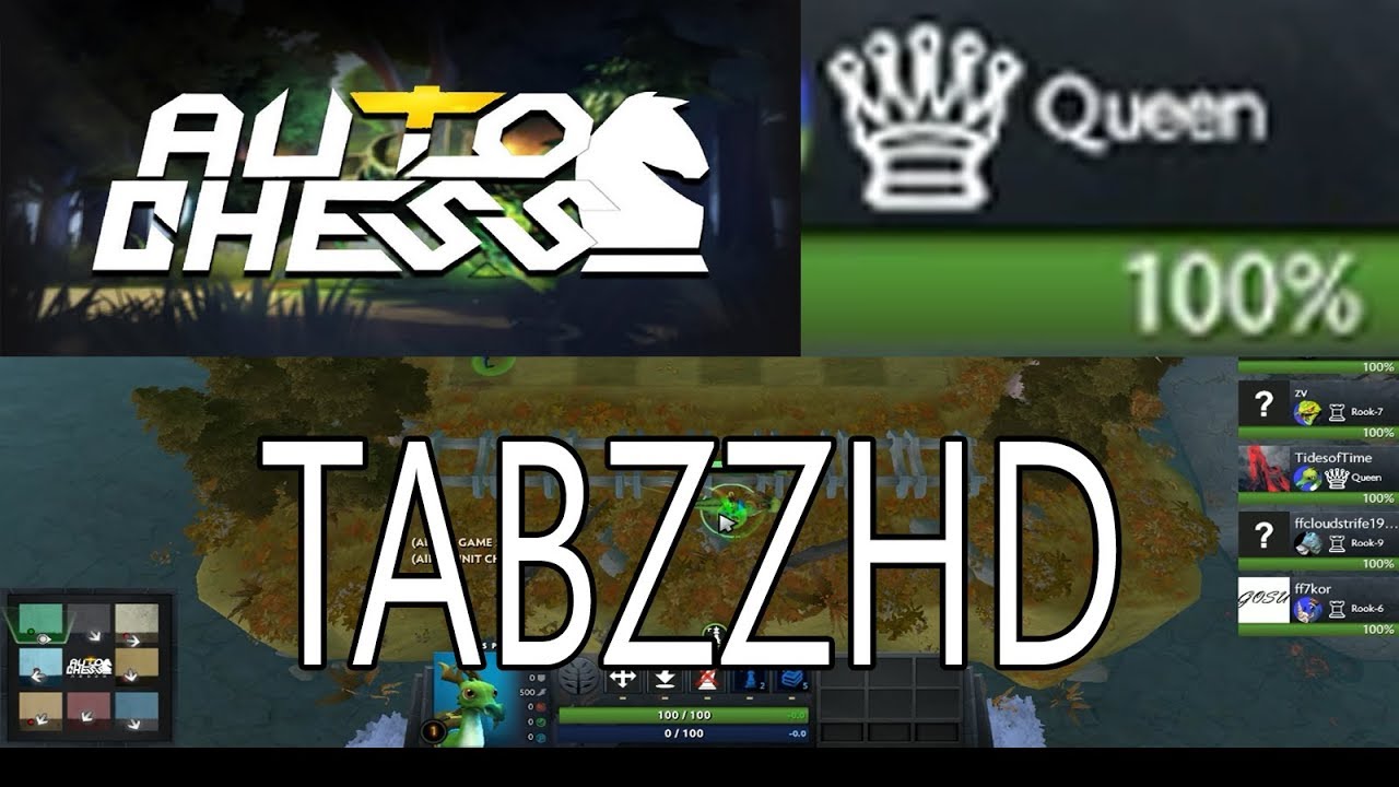 DOTA AUTO CHESS - QUEEN GAMEPLAY / EXAMPLE OF BAD UNLUCKY GAME