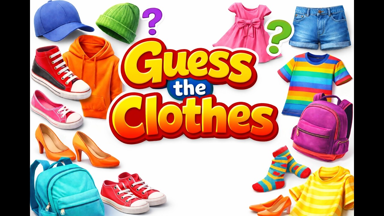 Guess Clothing Items by Image | English Vocabulary Quiz