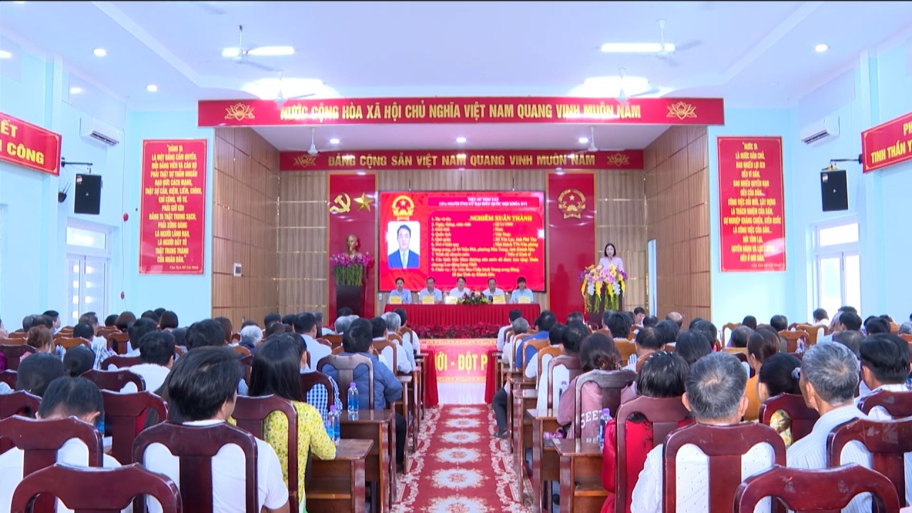 Ứng cử viên đại biểu Quốc hội khóa XVI tiếp xúc cử tri xã Bắc Ninh Hòa | Thời sự trưa 5.3.2026