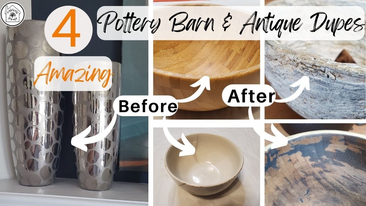 Pottery Barn & Old World Antique Style Dupes • Aged Vessels & Bowls • Thrift to Treasure