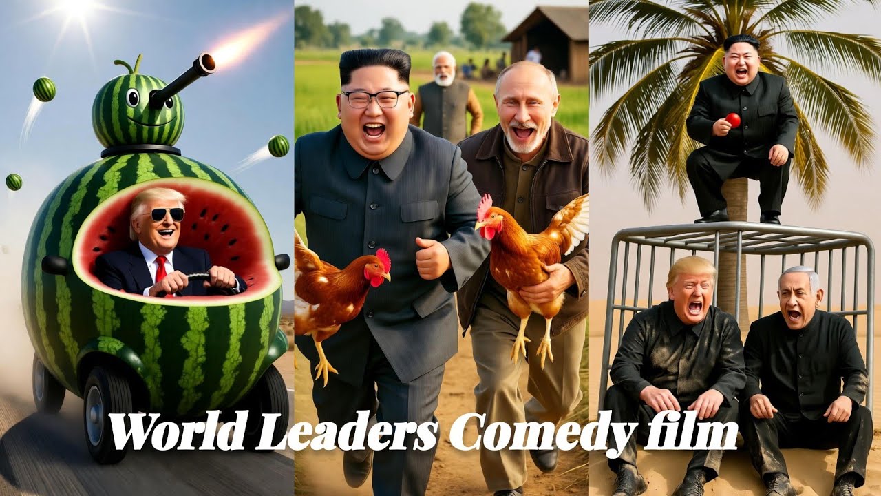 World leaders funny film, Commedy dictator Cinematic | Combo Commedy film 
