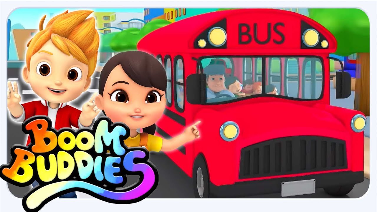 Boom Buddies Le Ruote dell'autobus Canzone e Di Più Video per Bambini