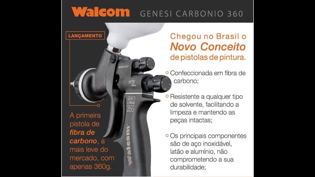 0812 Lancamento oficial da Pistola de Fibra de Carbono da Walcom