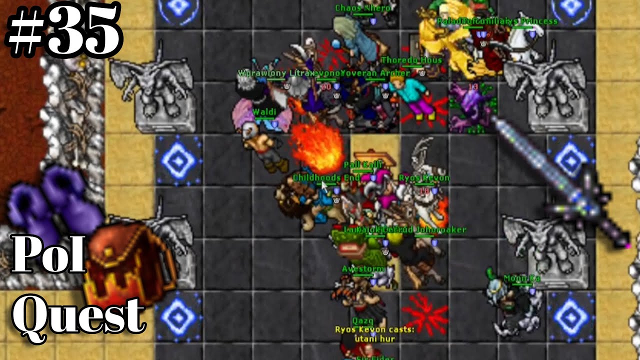 Tibia era broni białej #35, Za rączkę przez POI Quest