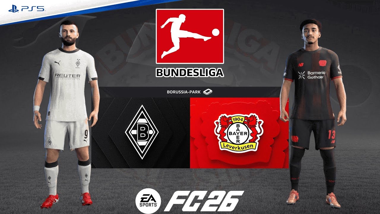 Mönchengladbach v Leverkusen | Bundesliga 25/26 Matchday 21 | Match Simulation | FC 26 – PS5™ [4K]