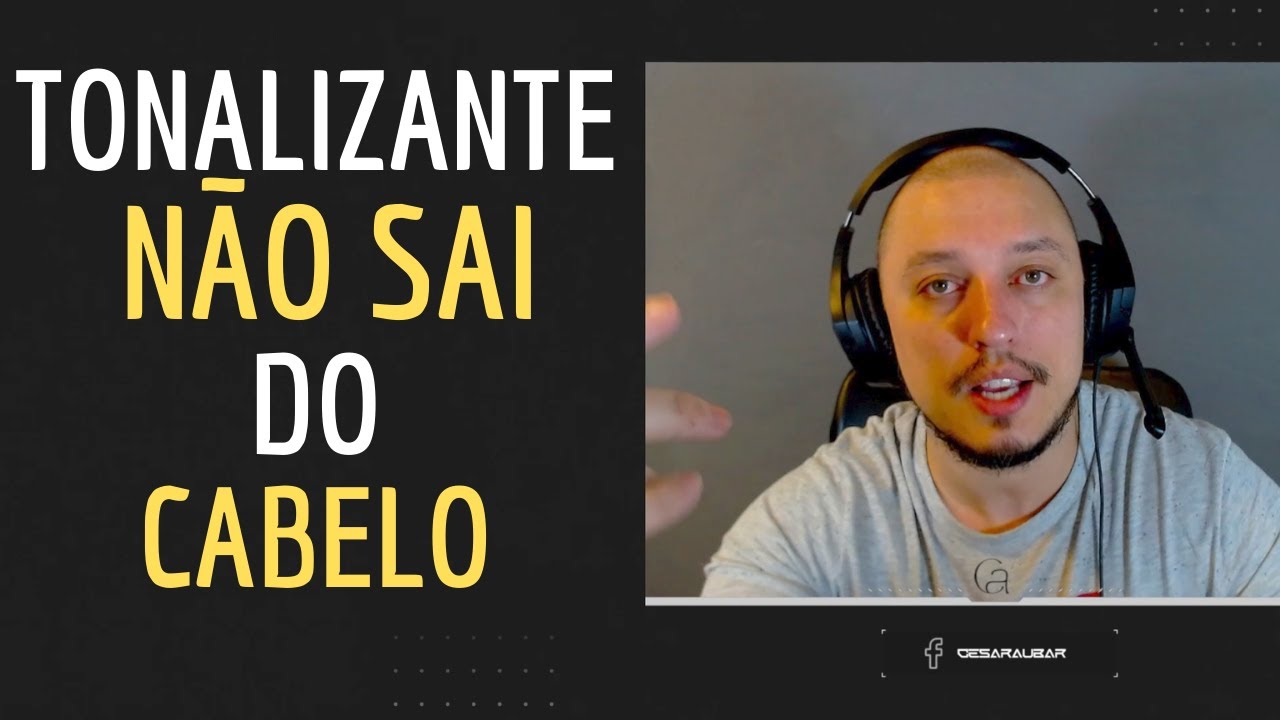 Tonalizante NÃO SAI do cabelo