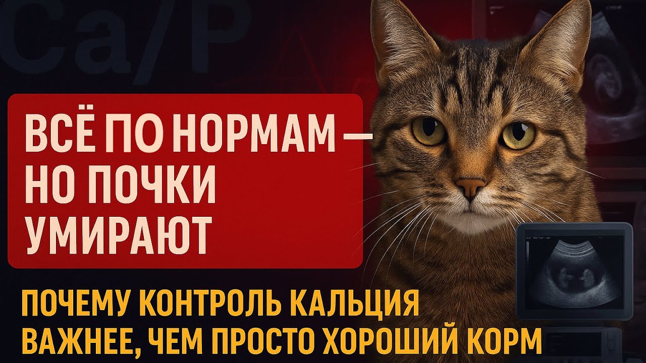 Кошка выглядит здоровой, корм отличный, анализы хорошие, а ХПН уже началась — как это остановить.