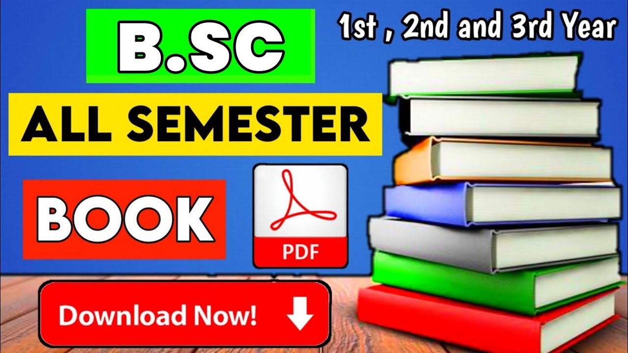 How to Download All Bsc Books For Free in pdf.[1st, 2nd, 3rd Year]  | B.SC Books Download |