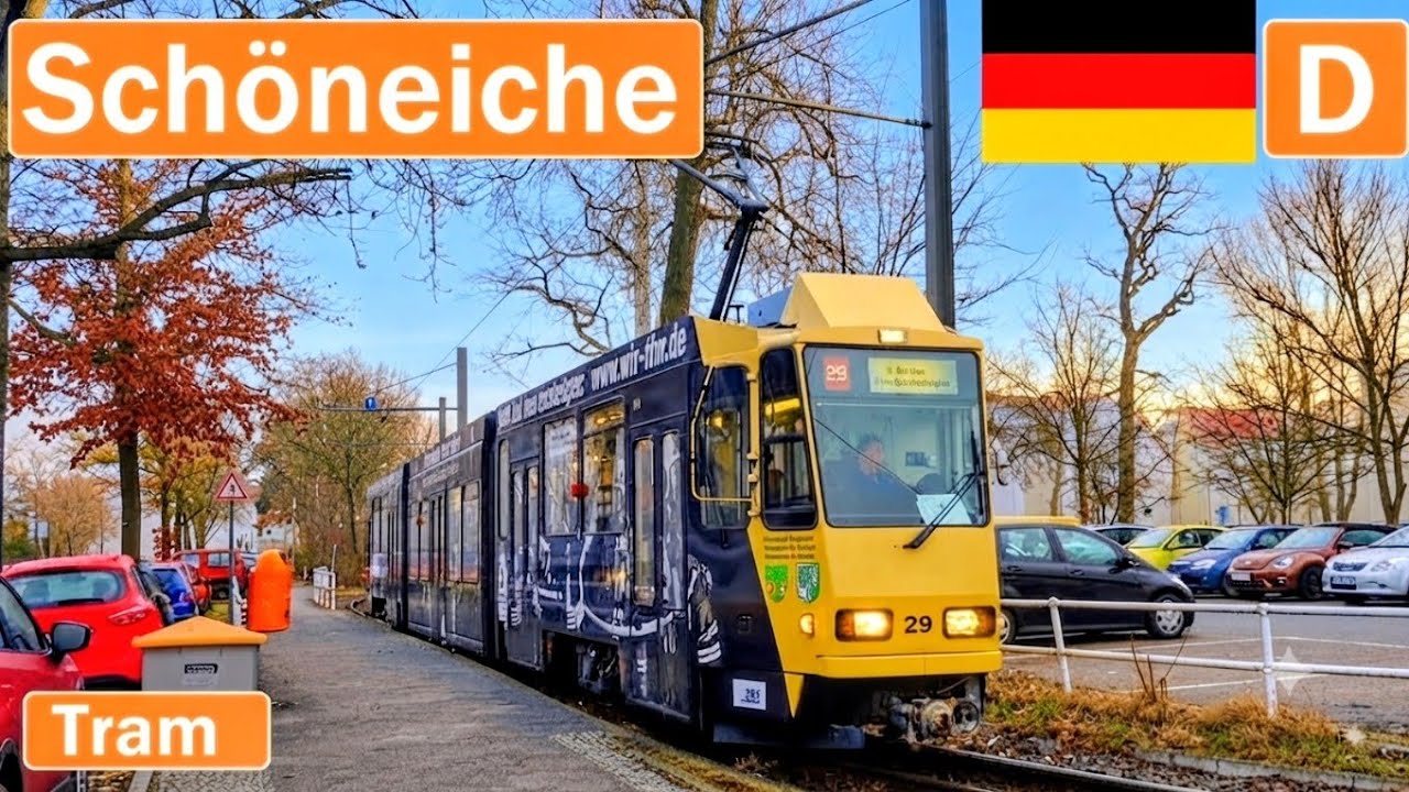 🇩🇪 SCHÖNEICHE TRAMS 2025 | Straßenbahn Schöneiche【4K】