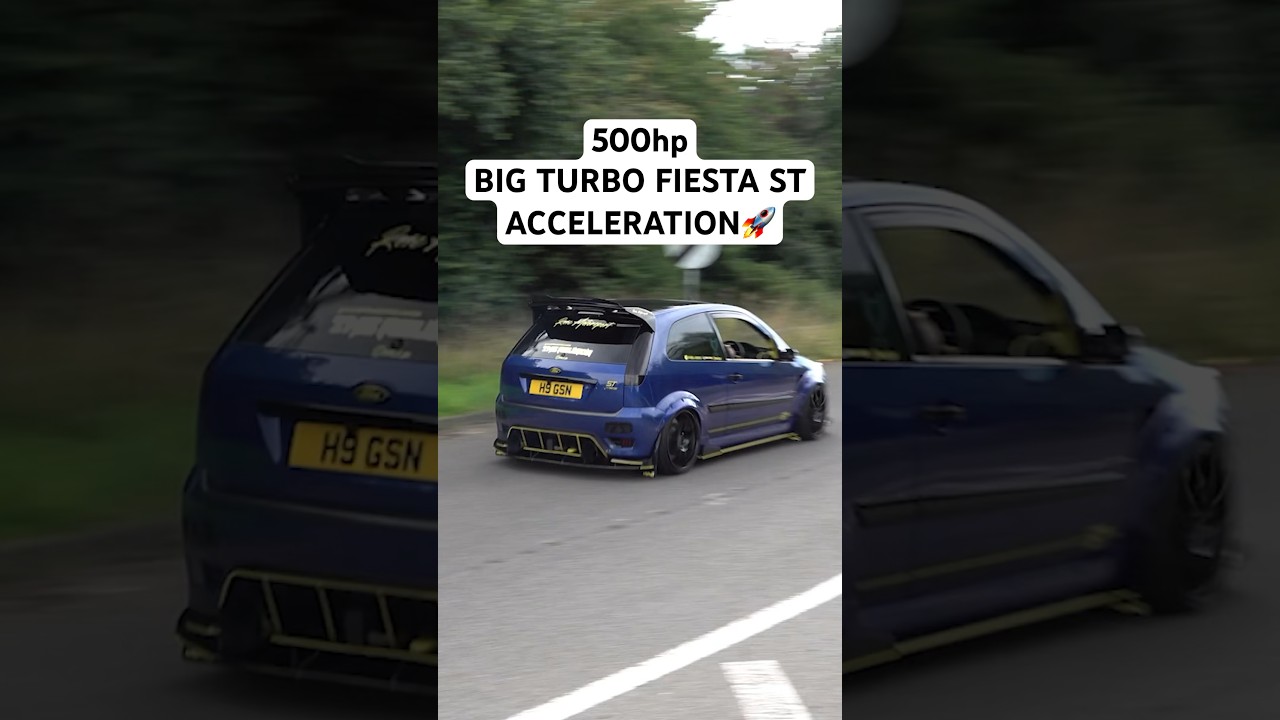 500hp Big Turbo Ford Fiesta ST150 Acceleration🚀 #shorts