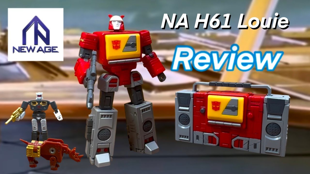 NewAge H62 Louie with 2 Cassettes / Legends Scale G1 Autobot Blaster Review