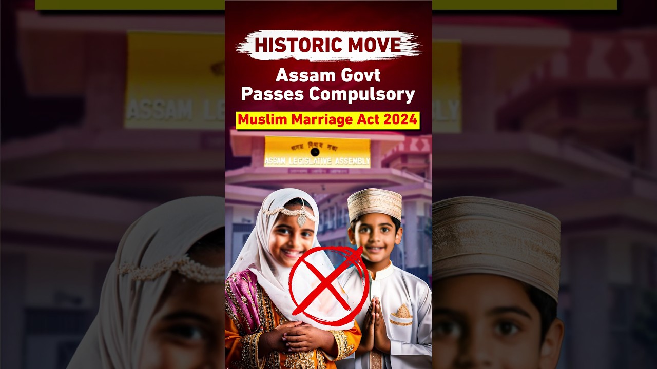 Muslim Marriage Act 2024 | Historic Move by Assam Government