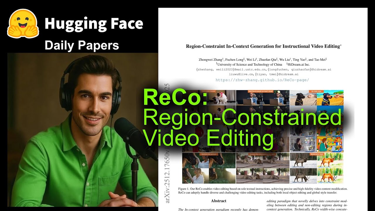 ReCo: Region-Constrained Video Editing
