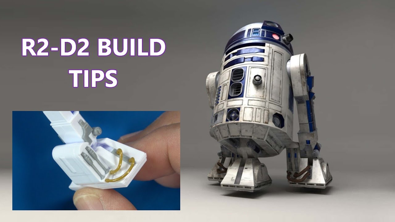 Bandai's R2 D2 Model Kit Building Tips