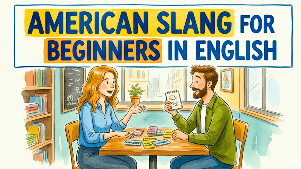 Talking about English Slang for beginner | English language learners (A1/A2)