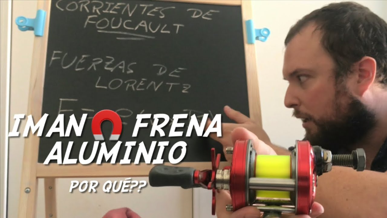 Cómo funciona el freno magnético 🧲 sobre el aluminio en un reel rotativo?? #monomag