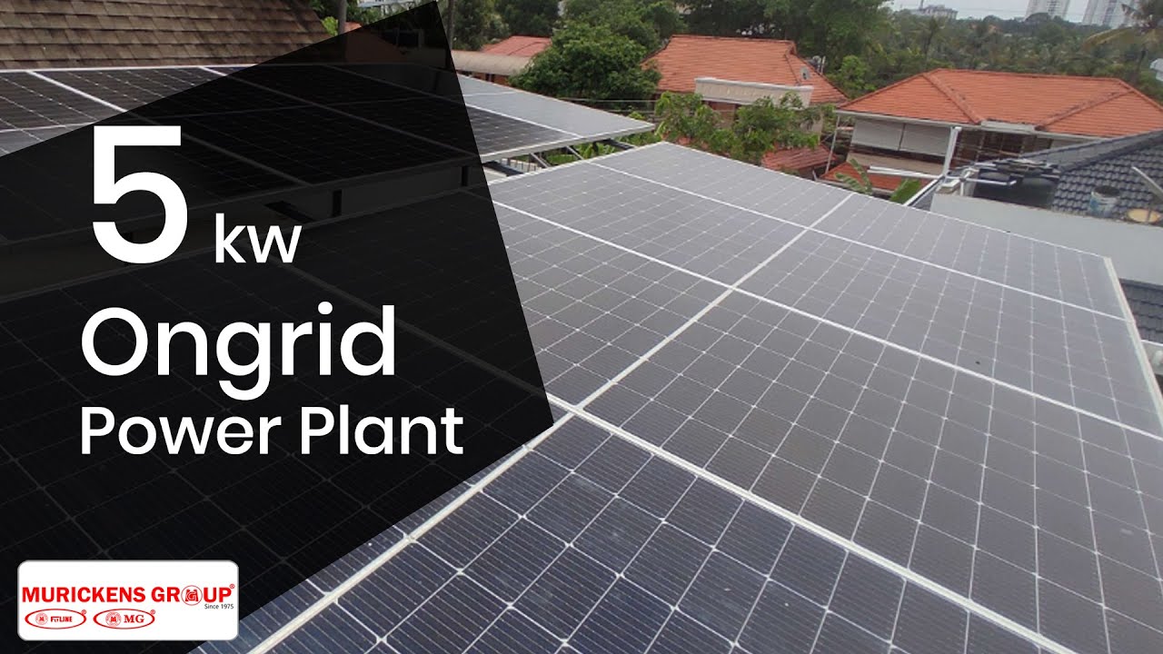 5 kw solar power plant | Non Subsidy Scheme | Renewable energy  | Murickens Group | 9188323232