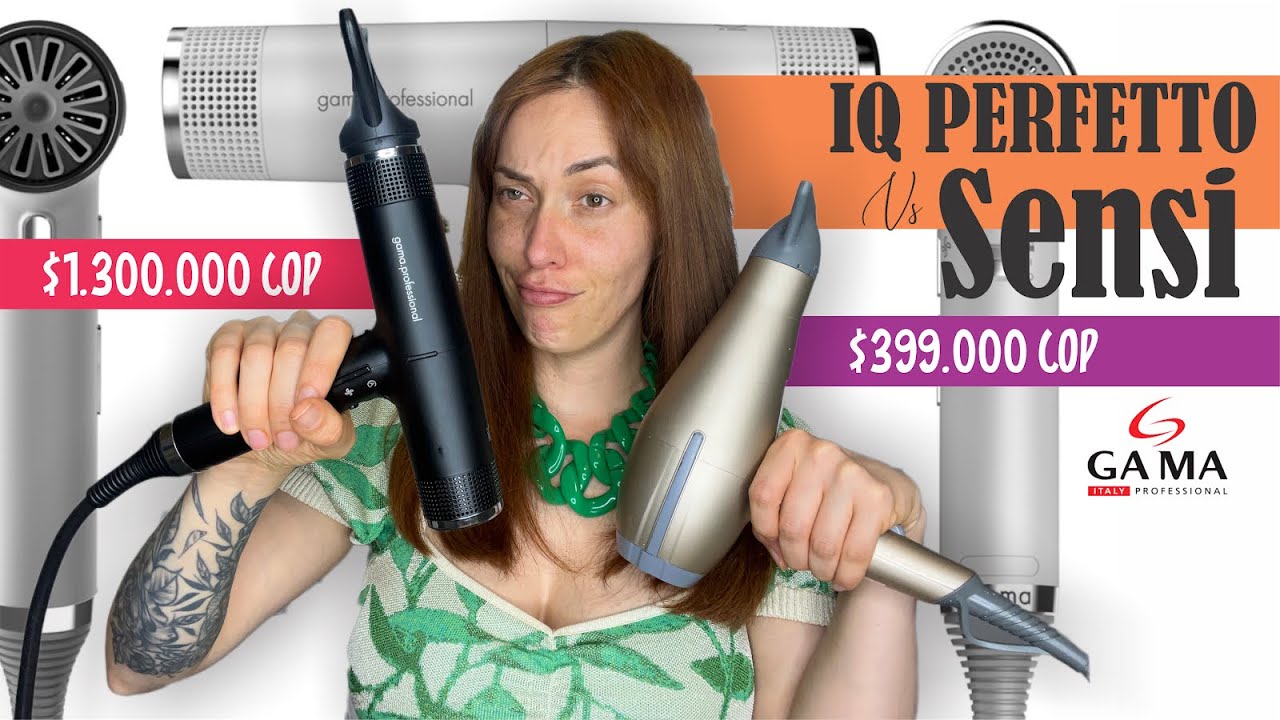El secador de $1.300.000 GAMA IQ Perfetto Vs. Secador línea SENSI ¿cuál comprarías?
