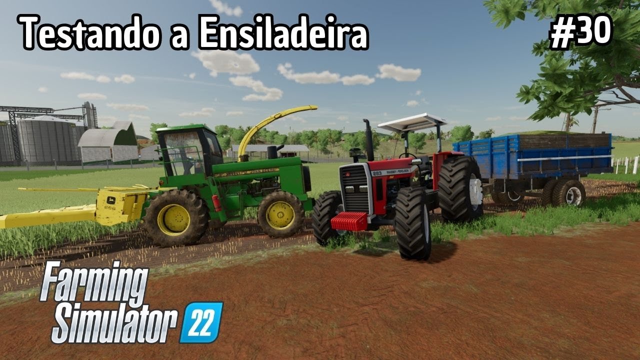 Primeira Silagem de Aveia no FS 22/Fazenda Guerreiro/Farming Simulator 22/Ep 30