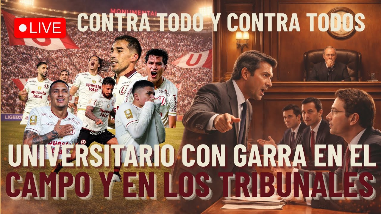 UNIVERSITARIO CON GARRA EN EL CAMPO Y EN LOS TRIBUNALES