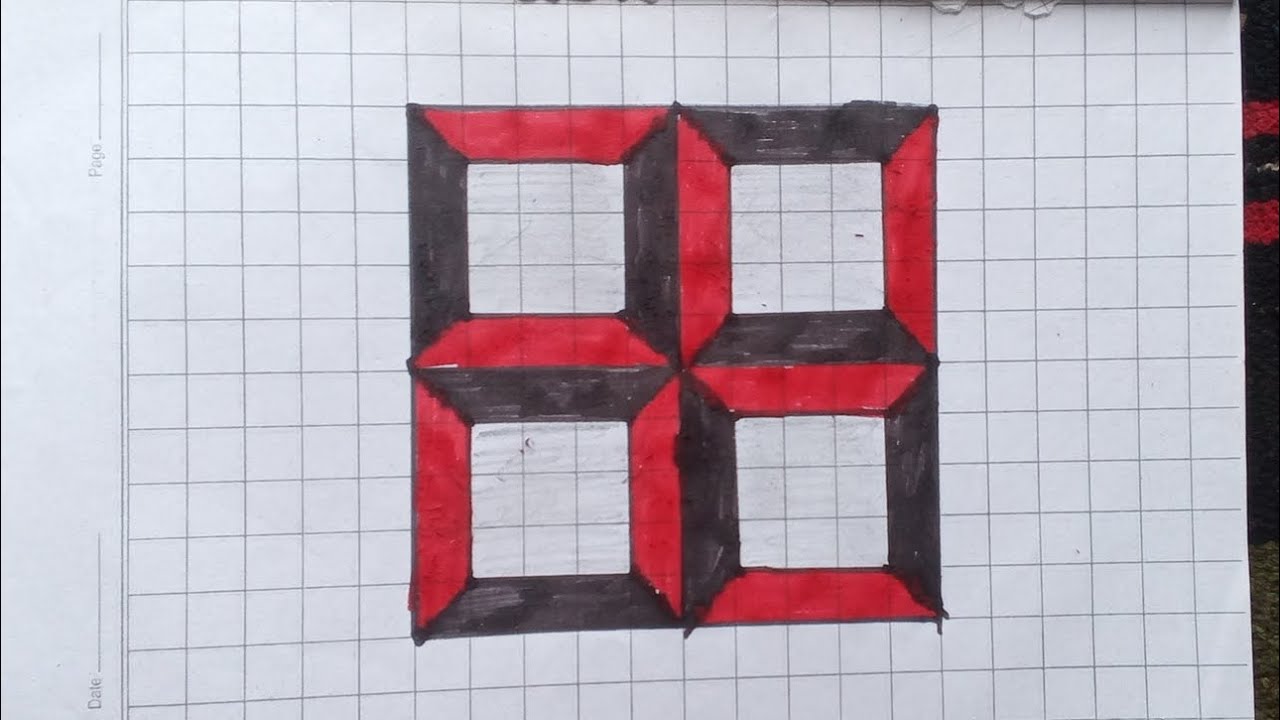 3D easy drawing 😱😱
