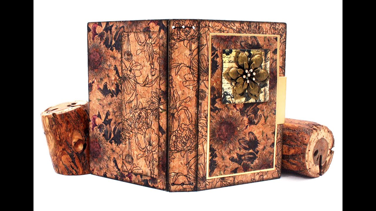 Eileen Hull Designs Pocket Notebook & Belagio Cork Fabric