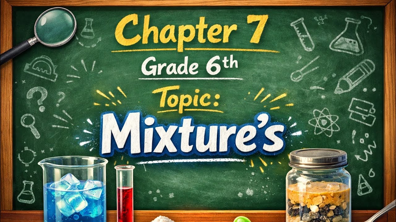 Topic: Mixtures | Class 6th | Chapter 07 | Science with Nasim 
