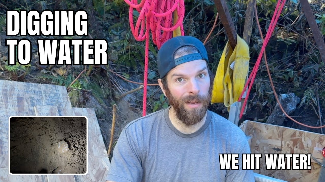 We Struck Water at 37ft in My Hand-Dug Well!