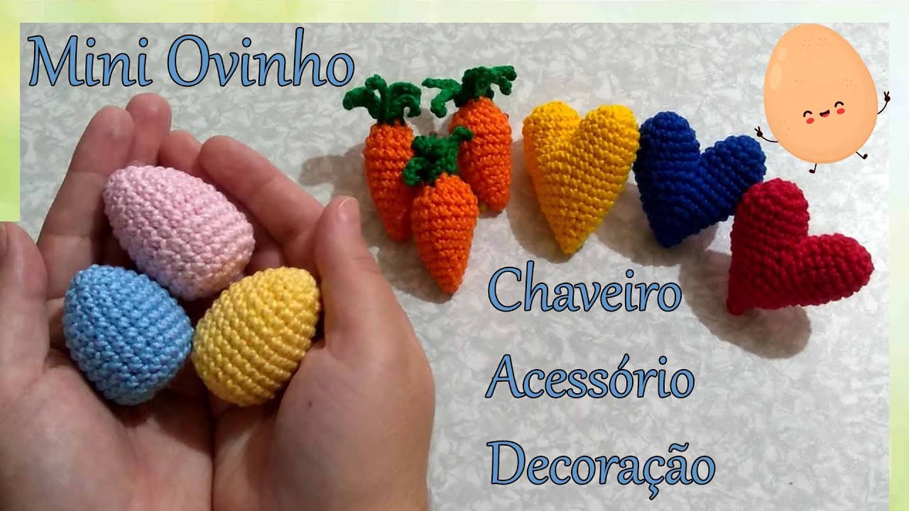 Ovo Amigurumi - Mini Ovinho - Amigurumi