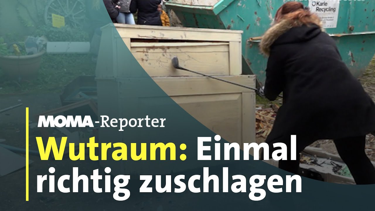 Wut rauslassen durch Zerstören | ARD Morgenmagazin