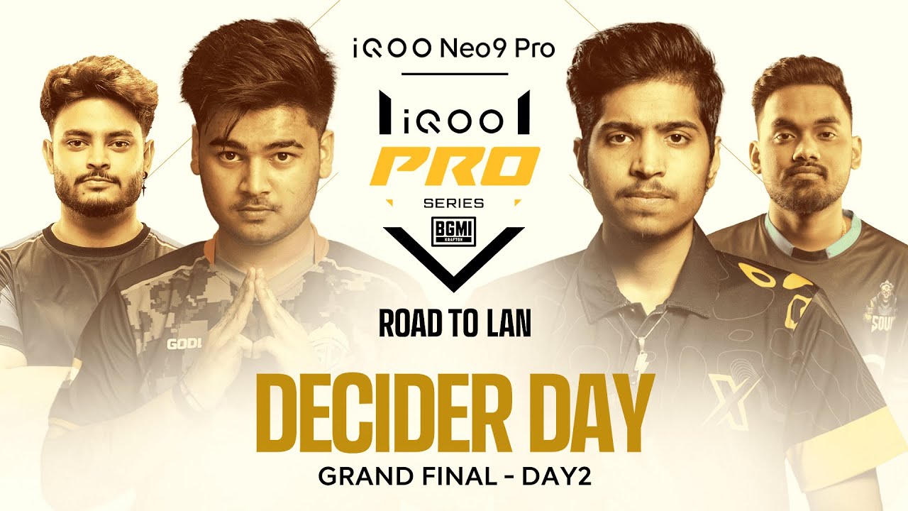 iQOO Pro Series Grand Final Day 2 | iQOO Neo9 Pro | Road to LAN | ft. Medal, XSpark, Hydra, CG