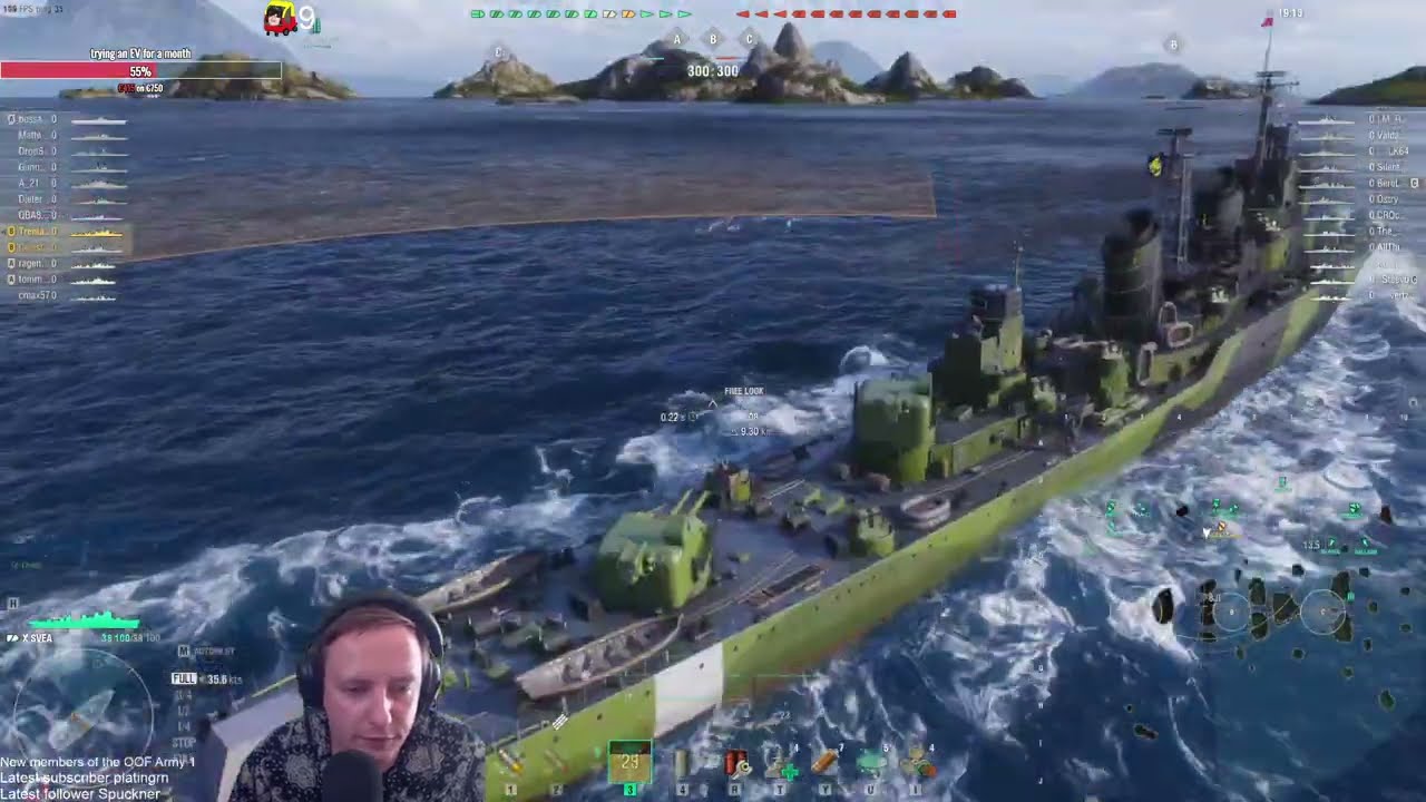 Svea - This new steelship is very powerful with smoke and radar