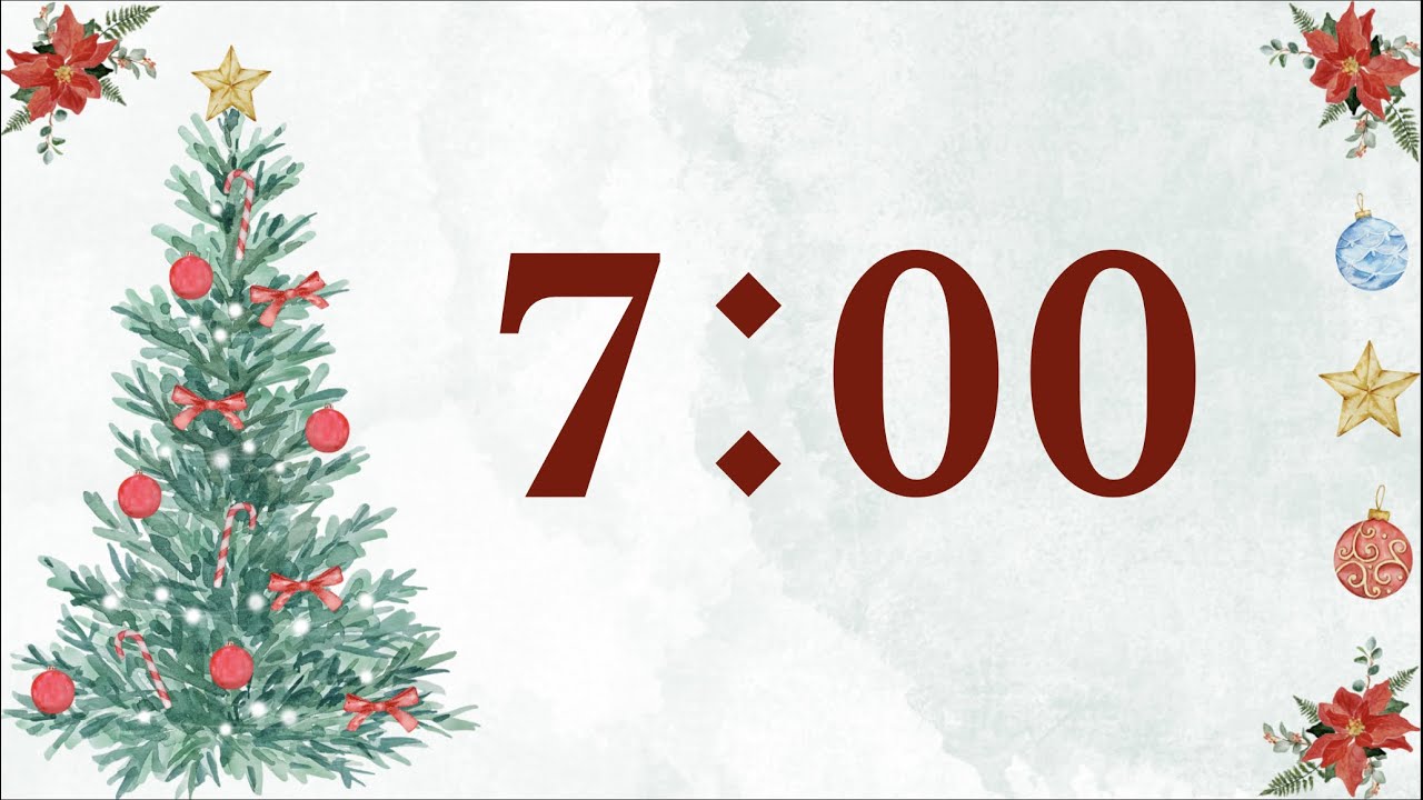 7 Minute Christmas Tree Timer (Sleigh Bells at End)