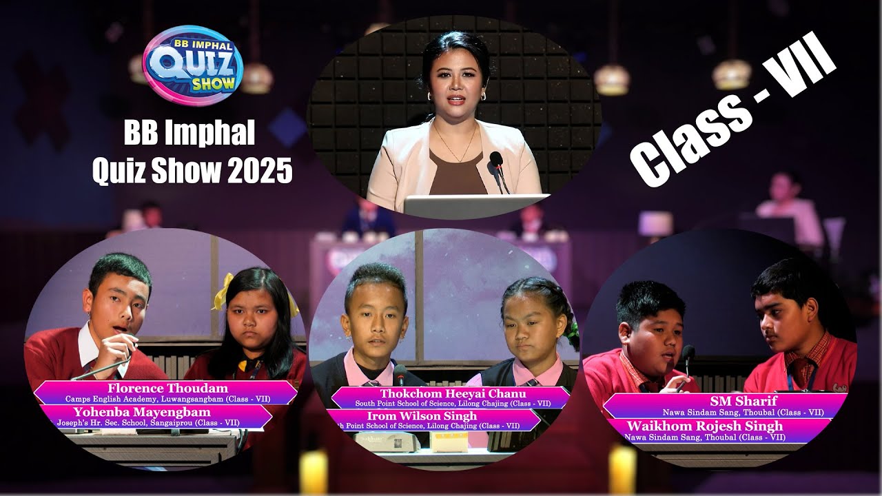 BB Imphal Quiz Show 2025 || Class VII Double || Quiz Master: Jessia Oinam