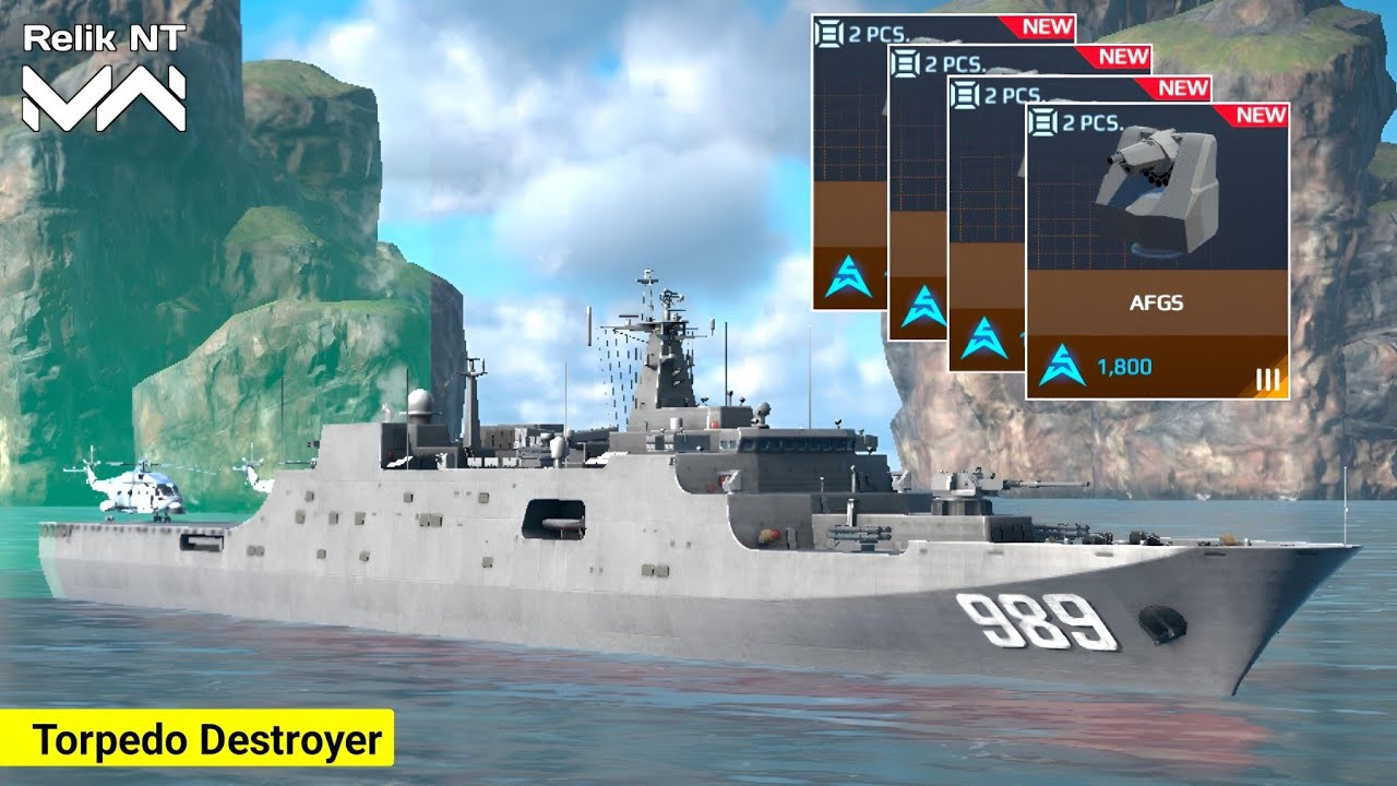 CN Type 071 With 4x AFGS Autocannon | 1,800 Artcoin But Crazy😅 Modern Warships 