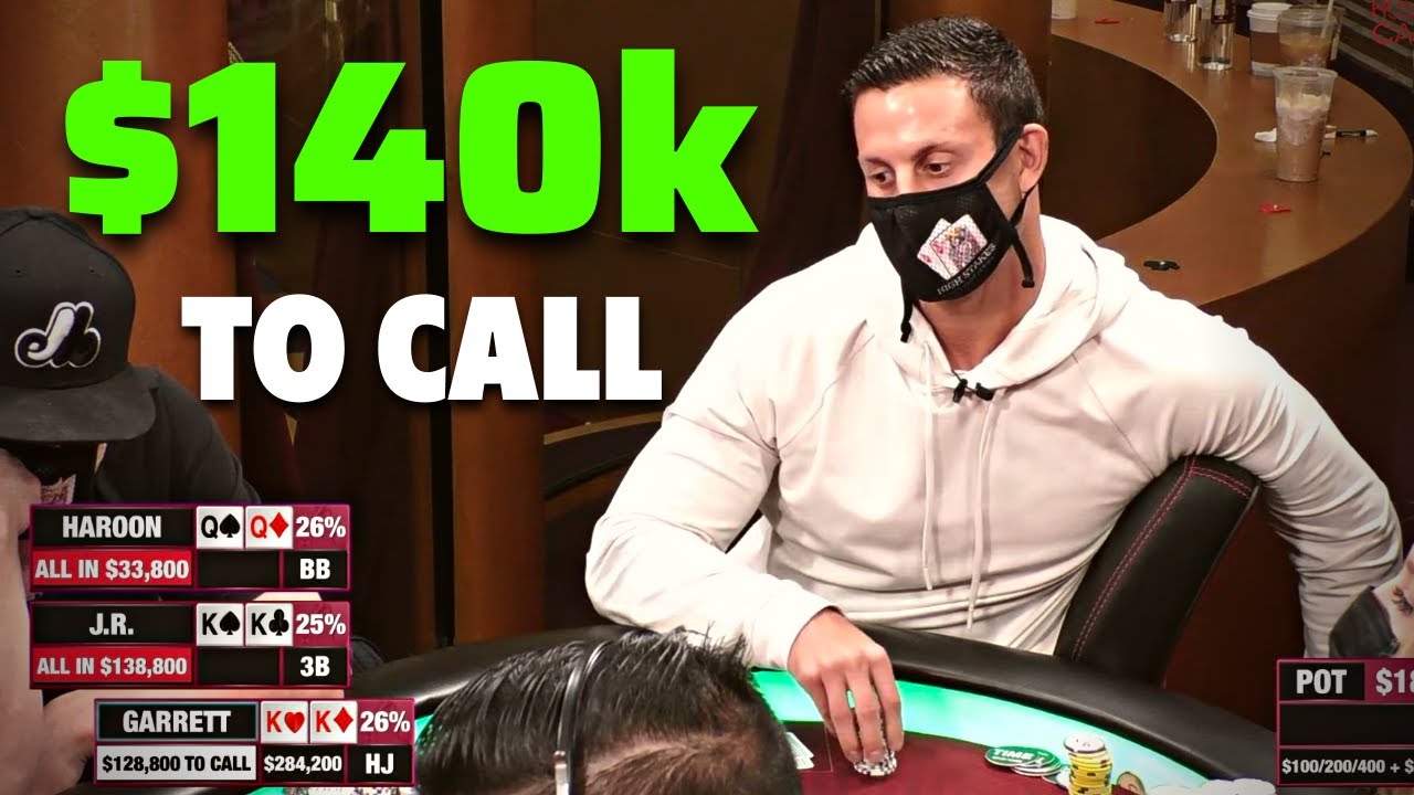 KK Faces a $140,000 Preflop All-in (Garrett Adelstein)