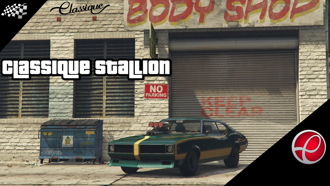 GTA V Classique Stallion Mod ( Oldsmobile cutlass 442)