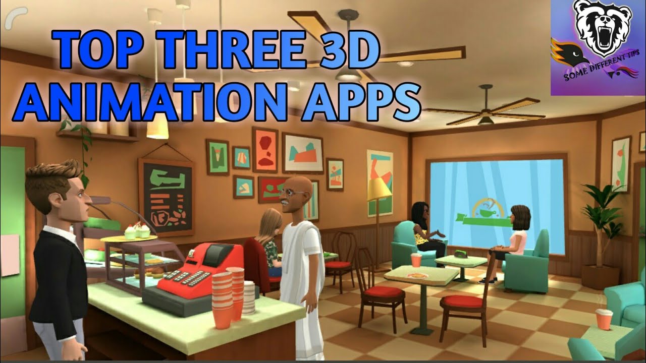 Top Three 3D Animation apps for Android||3D cartoon animation maker