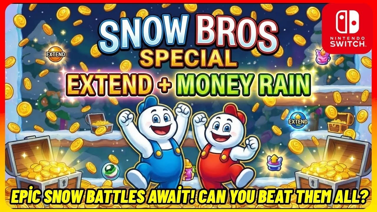 INSANE EXTEND + MONEY RAIN RUN! (Snow Bros Special